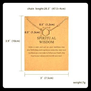 Spiritual Wisdom Necklace Balance Energy Gift BFF